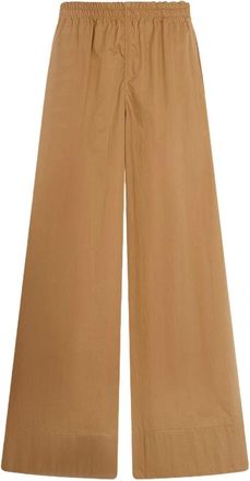 Liu Jo Broeken, Dames, Bruin, M, Nylon, Flare Nylon Broek