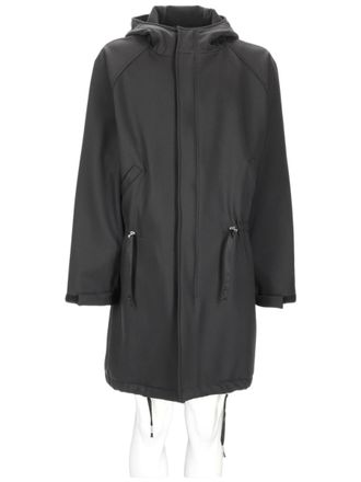 Brian Dales Hooded Jacket with Drawstring Waist and Structured Finish