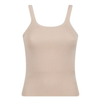 Ermanno Scervino Sleeveless Tops, female, Beige, Size: XS Sleeveless Top