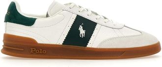 Polo Ralph Lauren Hrt Aera PP - Heren - Sneakers - Wit - 37 EU - Katoen - Schoenen