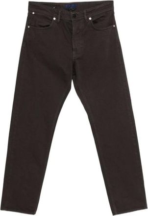 Stone Island J100005 Rechte jeans - Heren - Jeans - Bruin - Maat: W33 Katoen