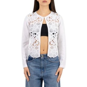 LuckyLu Cardigans, female, White, Size: L Cardigan