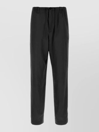 Dries Van Noten satin loose fit trousers