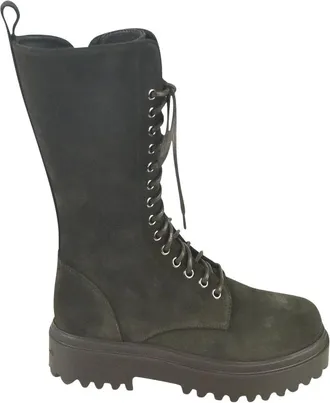 Le Silla Lace-up Boots - Dames - Veterlaarzen - Groen - 36 1/2 EU - Schoenen