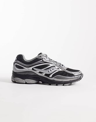 Saucony Progrid Omni 9 - Sneakers nere e argento-Nero