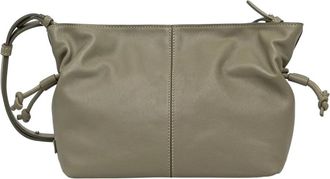 Marc O'Polo Kleine Simona Drawstring Crossbody Tas - Dames - Schoudertassen - Groen - ONE Size - Katoen - Tassen