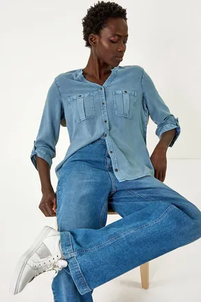 Roman Buttoned Pocket Shirt