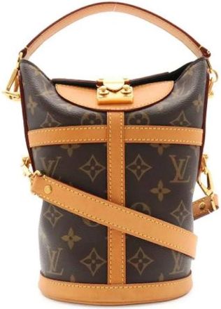 Louis Vuitton Pre-owned Monogram Canvas Bucket Bag - Dames - Vintage Tas - Bruin - ONE Size - Vintage