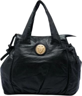 Gucci Pre-owned Hysteria Tote - Dames - Vintage Shopper - Zwart - ONE Size - Leer - Vintage