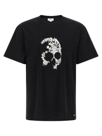 Alexander McQueen Bicolor Cotton Mens T-Shirt
