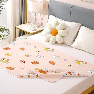 OEM Protector Cama Impermeable, Compresa Higi&eacute;nica / Beb&eacute;s 100x150 Cm, Tpu Impermeable, Algod&oacute;n Terciopelo Absorbente, Transpirable, Lavable