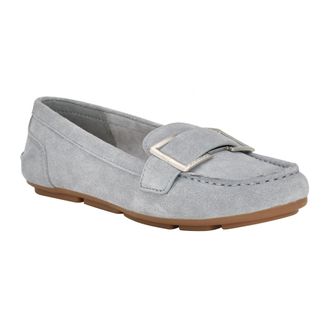 Calvin Klein Womens Lydia Loafer, Light Blue 451, 4.5 UK
