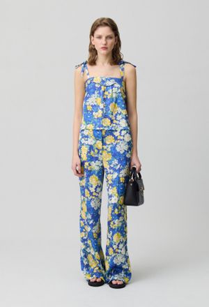 Claudie Pierlot Top imprim&eacute; &agrave; bretelles