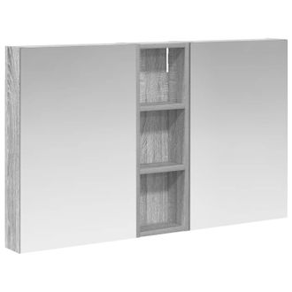 vidaXL Juego De Muebles De Ba&ntilde;o Con Estante 3 Pcs 100 X 10,5 X 60,5 Cm Vidaxl