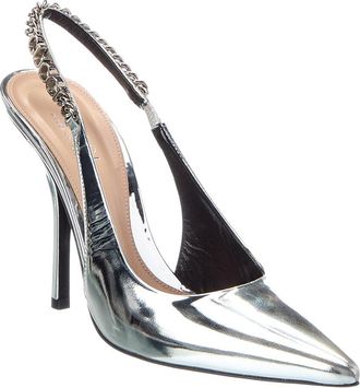 Gucci Signoria Leather Slingback Pump