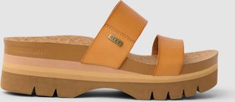 Reef Womens Cushion Vista High 2.0 Sandals In Natural