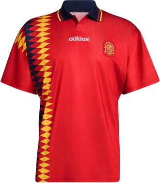 adidas Spanje Home Jersey 1994 - Heren - Polos - Rood - L - Polyester - Tops