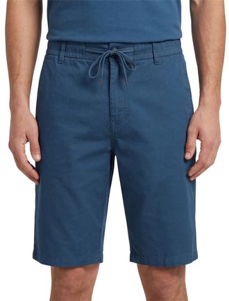 HUGO BOSS bermuda BOSS Tapered Fit katoen blauw