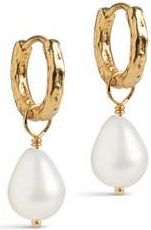 Enamel Copenhagen Significant Pearl Hoops in Pearls at Nordstrom