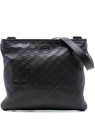Gucci 2016-2025 Guccissima crossbody bag - Black