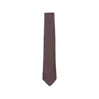 Canali Ties, male, Multicolor, Size: ONE SIZE Geometric Pattern Tie