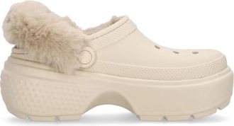 Crocs Stomp Gevoerde Klomp Stucco - unisex - Klompen - Beige - 36 EU - Schoenen