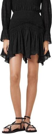 AllSaints Pamela Asymmetric Skirt in Black at Nordstrom Rack, Size 10 Us / 14 Uk