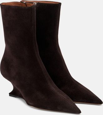 PARIS TEXAS Nina 50 suede ankle boots