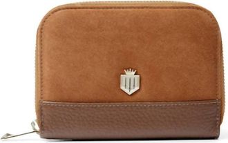 FAIRFAX & FAVOR Womens Mini Salisbury Purse In Tan Suede