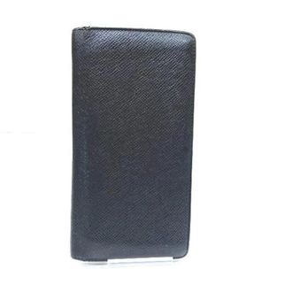 Louis Vuitton Pre-owned Wallets, female, Black, Size: ONE SIZE Pre-owned Portefeuille Brazza Taiga Long Wallet