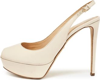 Sergio Rossi Pumps a punta aperta Pre-owned 120mm - Toni neutri