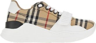 Burberry Check cotton sneakers Woman 38