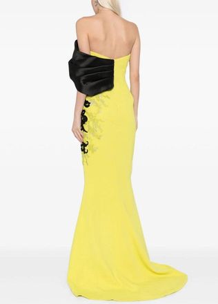 Saiid Kobeisy Crepe Straight Fit Dress
