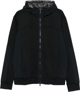 Paul & Shark Felpa In Cotone E Nylon Con Cappuccio E Zip-Uomo