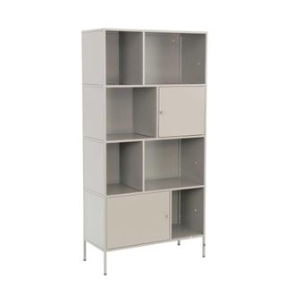 Sweeek Aparador, mueble de almacenamiento industrial de metal con 8