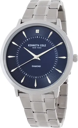 Kenneth Cole Diamond Quartz Blue Dial Mens Watch KCWGG2653011
