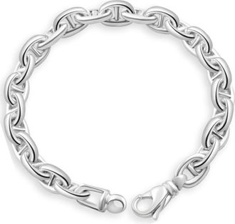 Pompeii3 Mens Marine 14k Gold (37gram) or Platinum (69gram) 7.5mm Link Bracelet 8.5