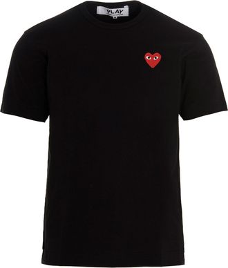 Comme Des Garçons Logo Patch T Shirt