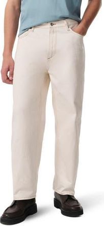Rag & Bone RB Baggy Oversize Authentic Rigid Jeans in Ecru at Nordstrom Rack, Size 38 X 32