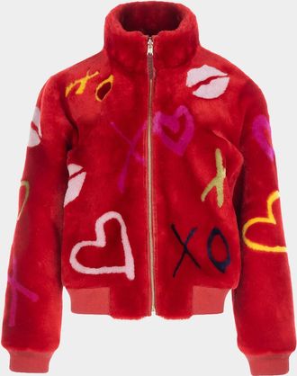 Gorski Reversible Merino Shearling XO Jacket