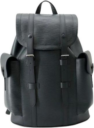 Louis Vuitton Pre-owned Epi Leather Backpack - Heren - Vintage Rugzakken - Blauw - ONE Size - Leer - Vintage