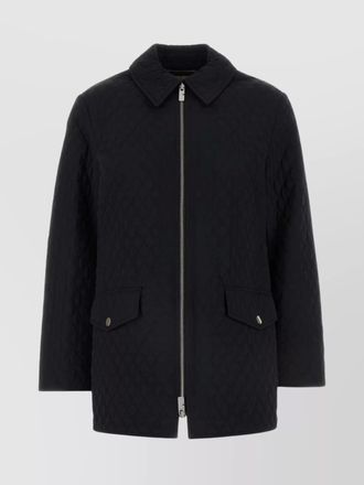 Burberry nylon fitted jacket