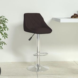 vidaXL Taburete De Cocina De Cuero Sint&eacute;tico Negro Vidaxl