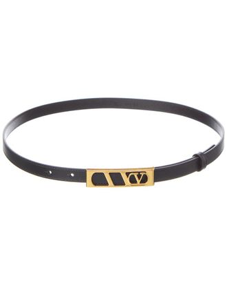 Valentino VLogo Signature Leather Belt