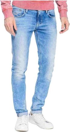 Pepe Jeans London Finsbury I314 pants - Heren - Slim Fit Jeans - Blauw - W38 L34 - Katoen - Jeans