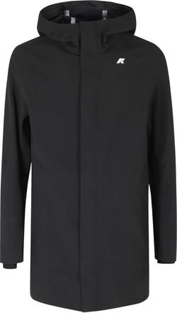 K-Way Marlyn Bonded Jacket - Heren - Regenjassen - Zwart - 2XL - Polyester - Jassen
