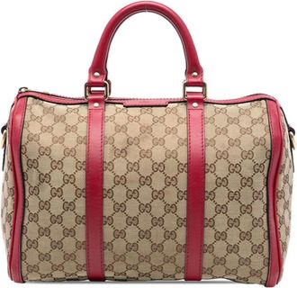 Gucci Pre-owned Handbags, female, Brown, Size: ONE SIZE Pre-owned Monogram Boston Bag