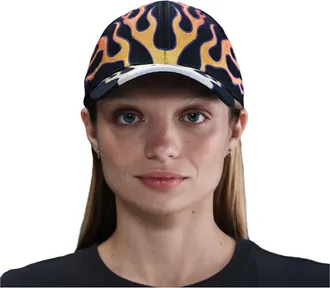Nike Club Cap Structured OG Flame Cap Black Orange HV6642-010
