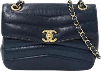 Chanel Borsa a tracolla Vintage Pre-owned - - Pre-owned - Donna - Blu - ONE SIZE