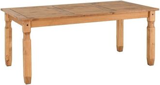 Seconique Seconique - Corona 6 feet Dining Table - L92 x W182 x H75.5 cm - Distressed Waxed Pine